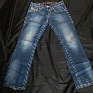 Rock Revival Gary Straight Leg Leans